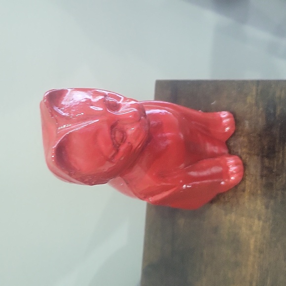 Red cast iron cat doorstopper - Picture 2 of 4